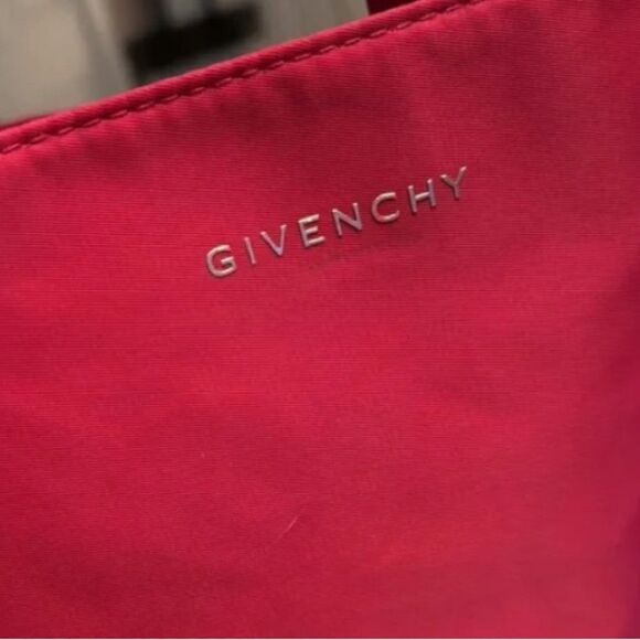 Authentic 🌺Givenchy🌺 Nylon Fuscia Pink Tote Bag EUC - Picture 9 of 11